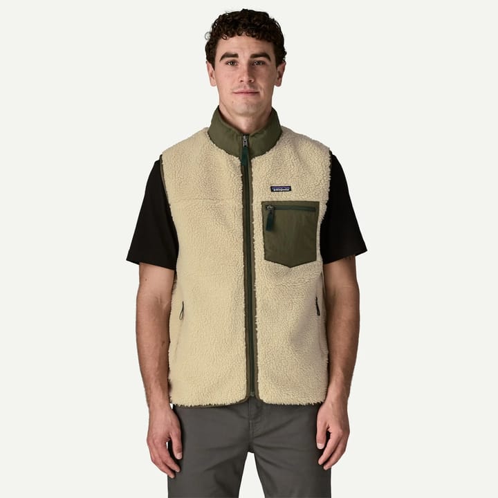 Patagonia M'S Classic Retro-X Vest Dark Natural W/basin Green Patagonia