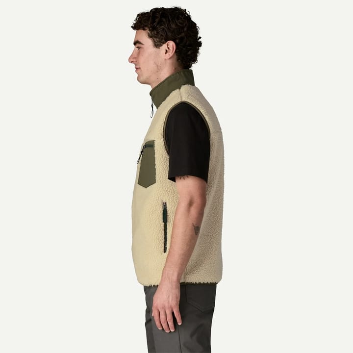 Patagonia M'S Classic Retro-X Vest Dark Natural W/basin Green Patagonia