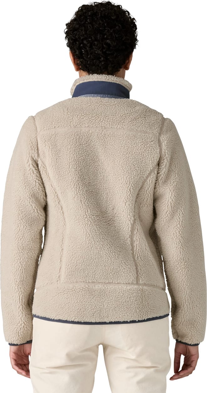 Patagonia W's Classic Retro-X Jkt Natural W/new Navy Patagonia