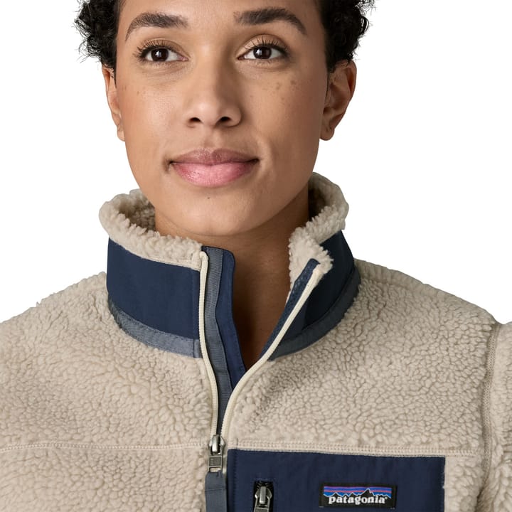 Patagonia W's Classic Retro-X Jkt Natural W/new Navy Patagonia Patagonia W's Classic Retro-X Jkt Natural W/new Navy Patagonia