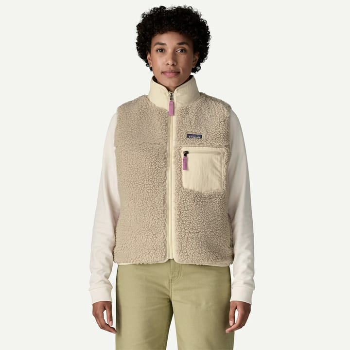 Patagonia W'S Classic Retro-X Vest Natural W/light Violet Patagonia