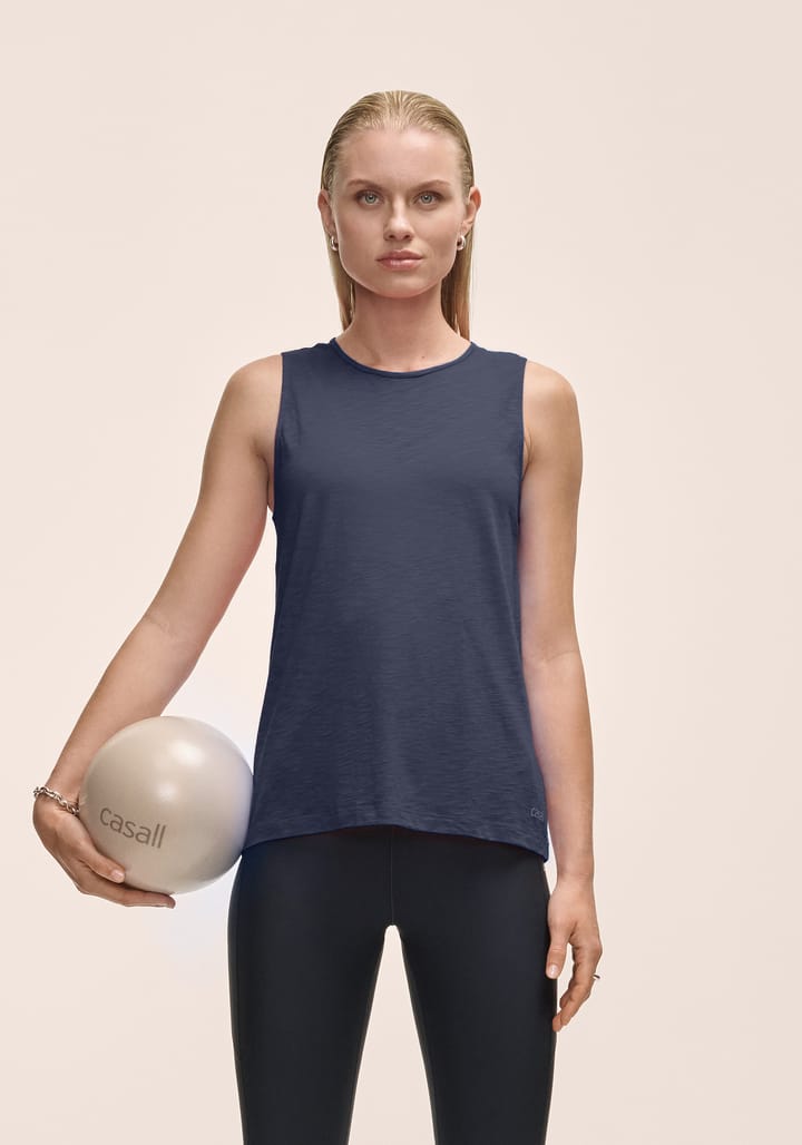 Casall Women's Soft Texture Tank Core Blue Casall