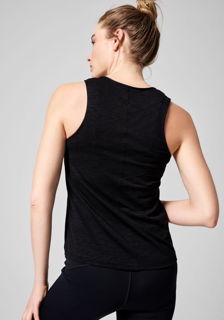 Casall Soft Texture Tank Black Casall