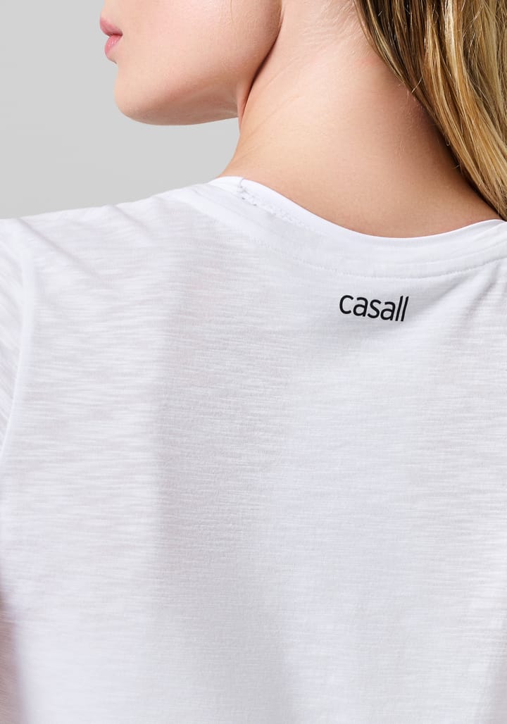 Casall Women's Soft Texture Tee White Casall