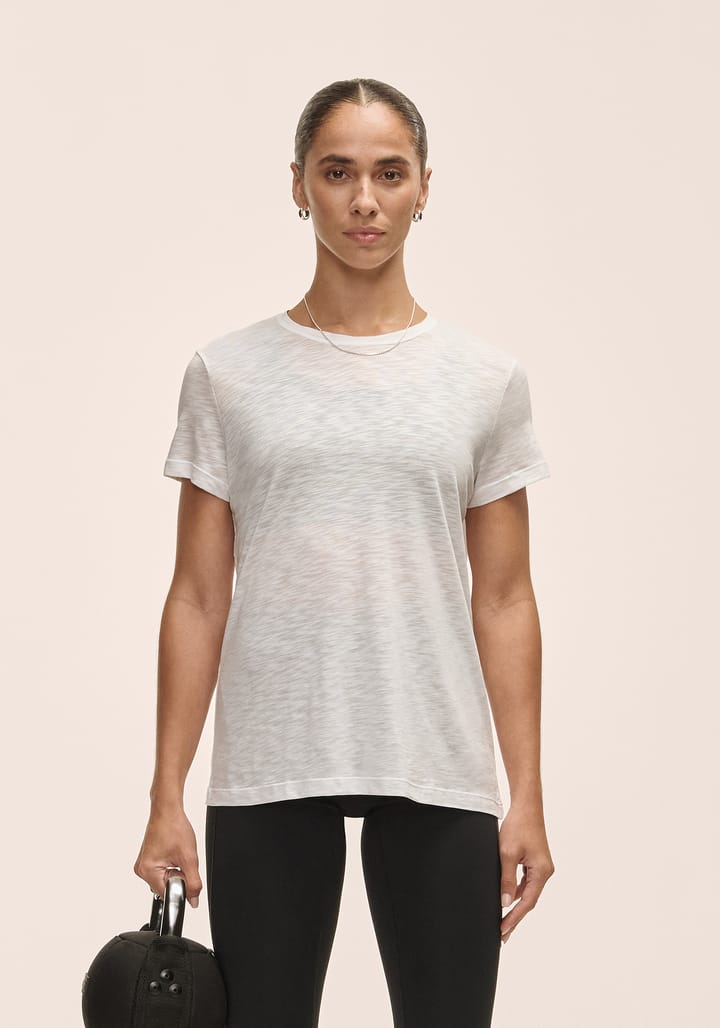 Casall Women's Soft Texture Tee White Casall