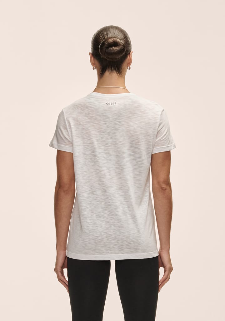 Casall Women's Soft Texture Tee White Casall