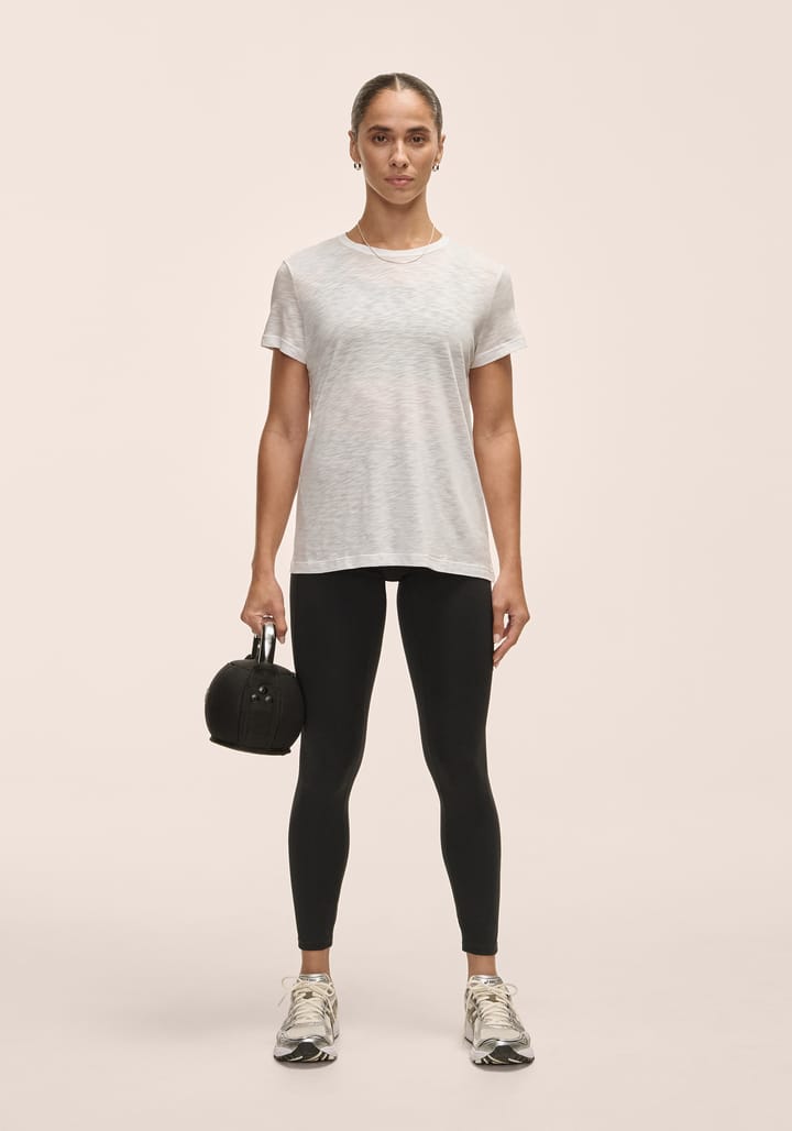 Casall Women's Soft Texture Tee White Casall
