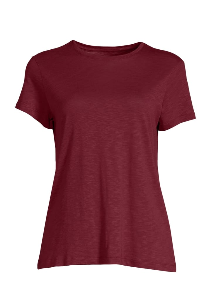Casall Soft Texture Tee Evening Red Casall