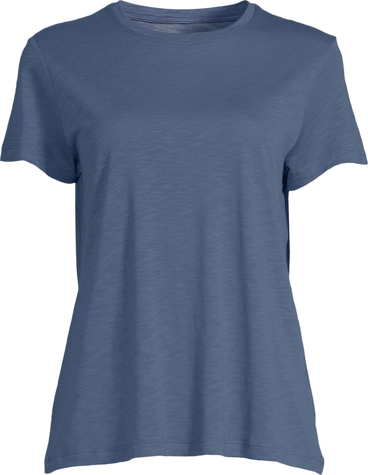 Casall Women's Soft Texture Tee Blue Shadow Casall