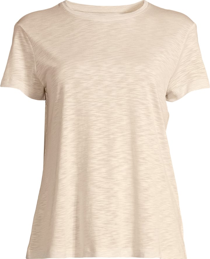 Casall Women's Soft Texture Tee Ecru Casall