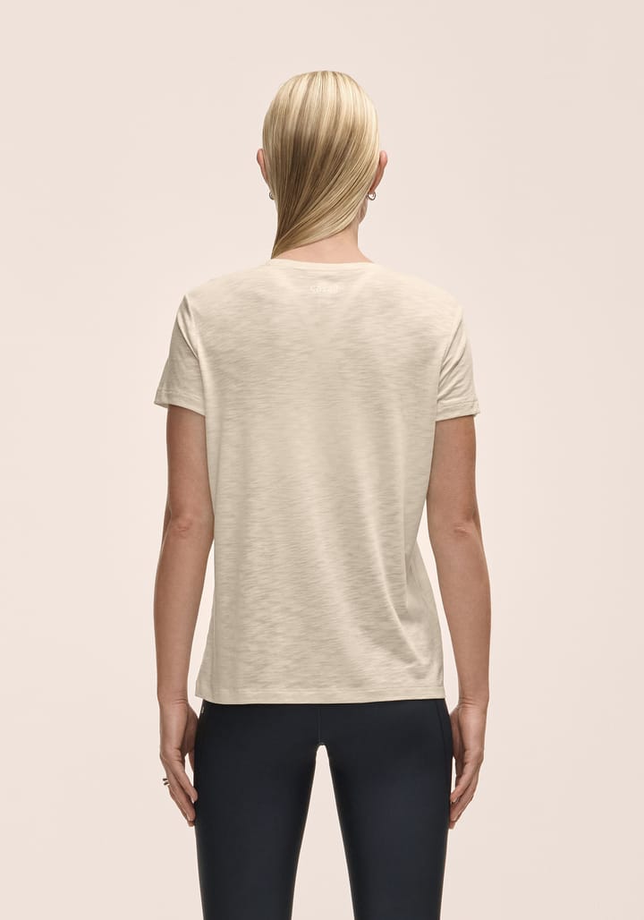 Casall Women's Soft Texture Tee Ecru Casall