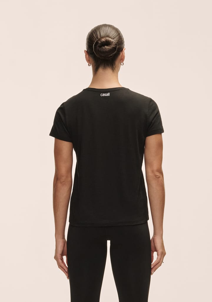 Casall Women's Soft Texture Tee Black Casall