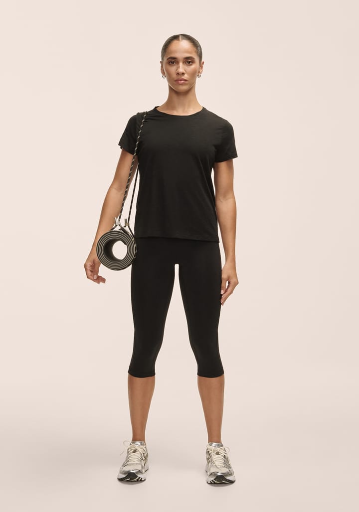 Casall Women's Soft Texture Tee Black Casall