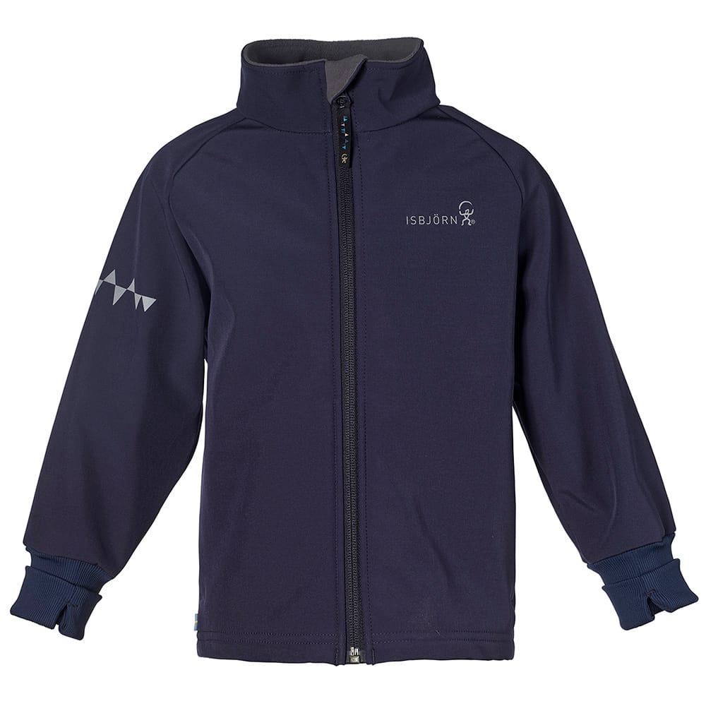 Isbjörn of Sweden Kids' Thunder Wind & Rain Bloc Jacket Navy