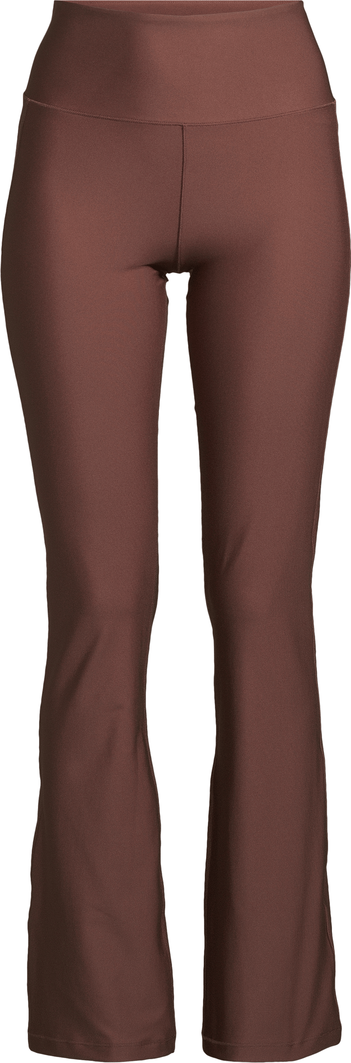 Casall Women's Flare High Waist Pant Dark Brown Casall