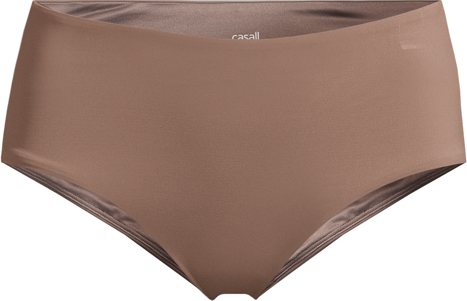 Casall Women's High Waist Bikini Hipster Warm Khaki