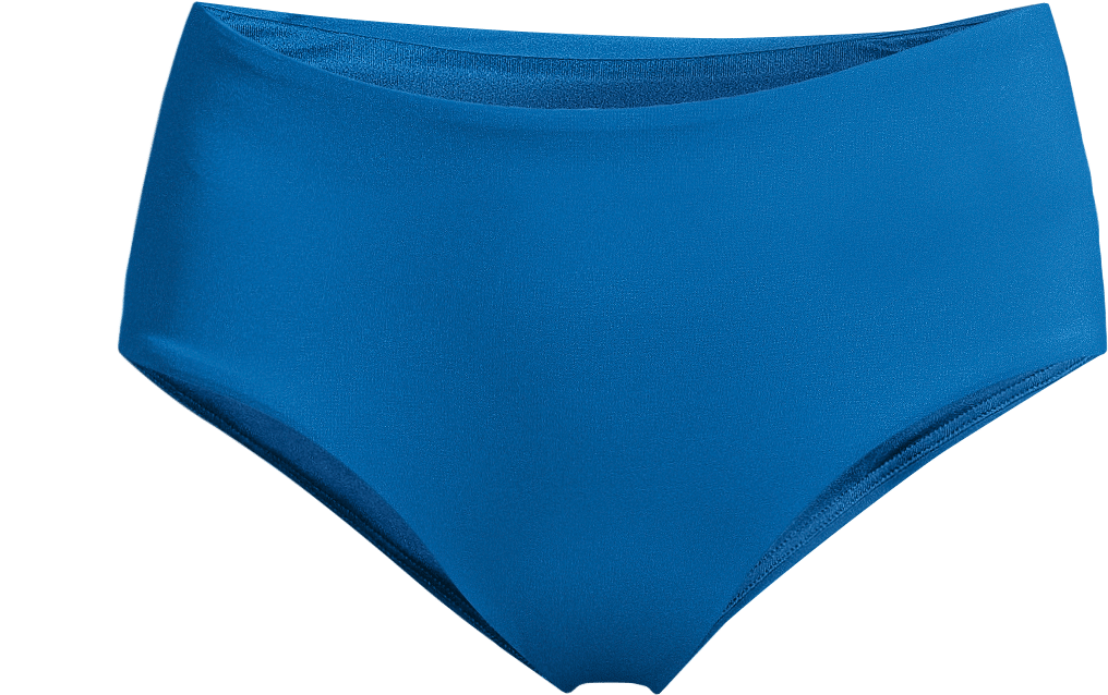 Casall Women's High Waist Bikini Hipster Blue Teel