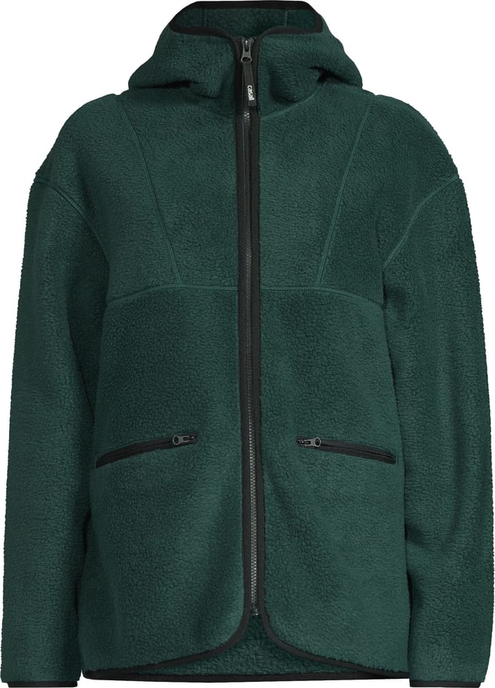 Casall Women's Pile Jacket Dark Pine Casall