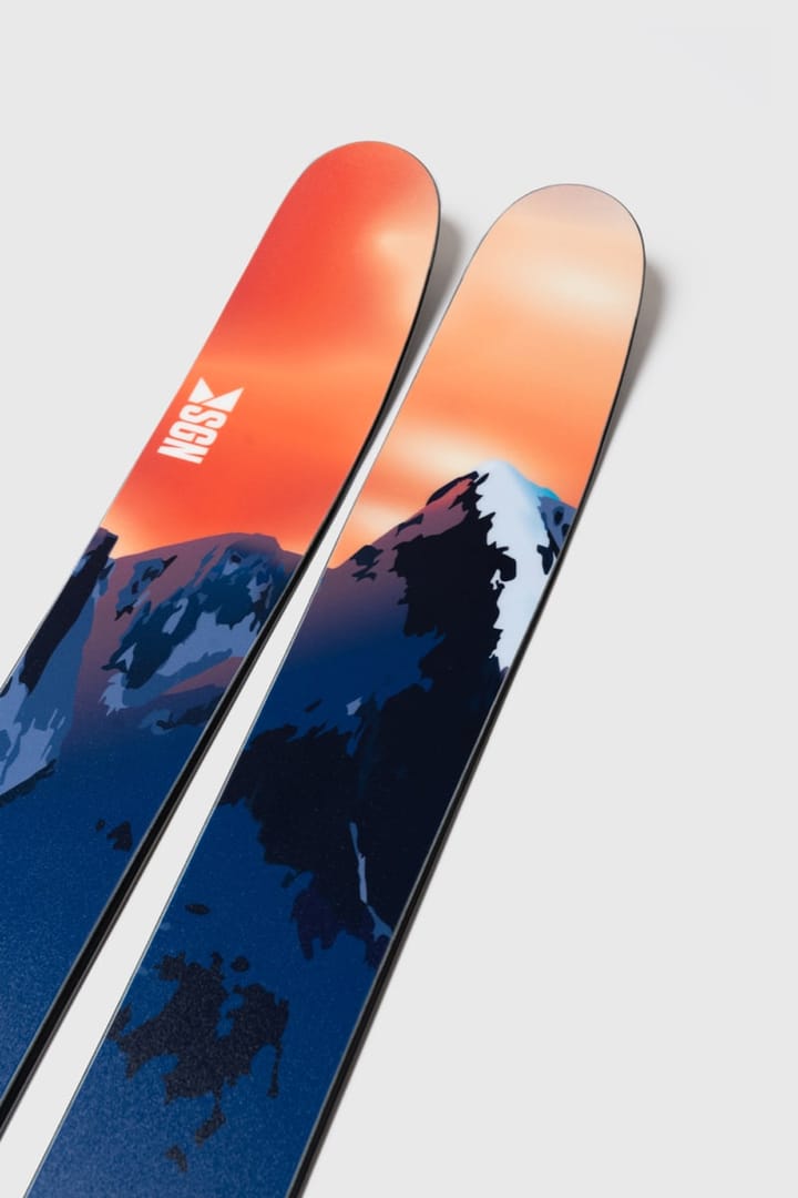SGN Skis Rabbagast Sunset Orange Artwork SGN skis
