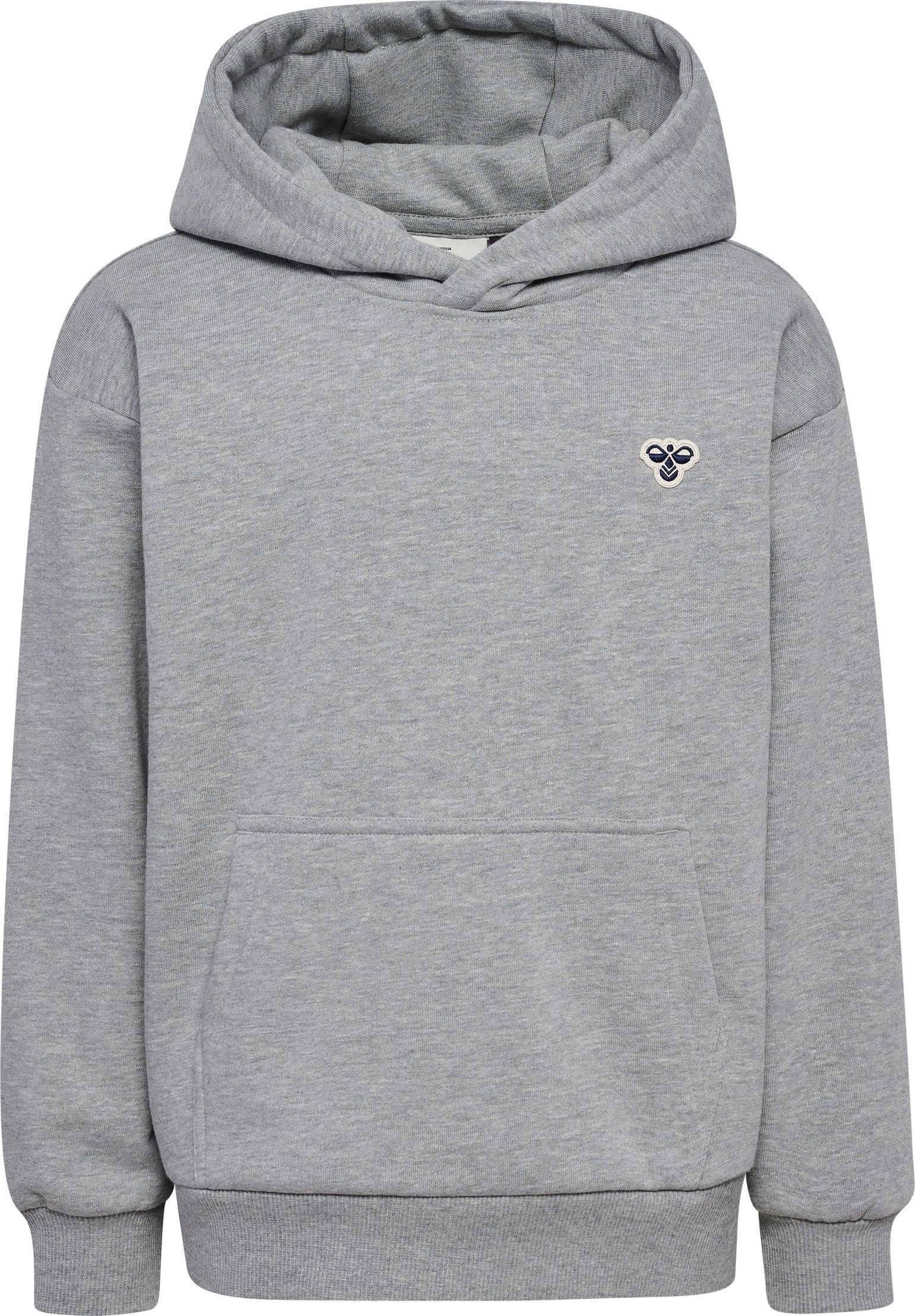 Hummel Kids' Hmljr Loose Hoodie Bee Grey Melange