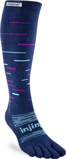 Injinji Snow Over The Calf Twilight Injinji Injinji Snow Over The Calf Twilight Injinji