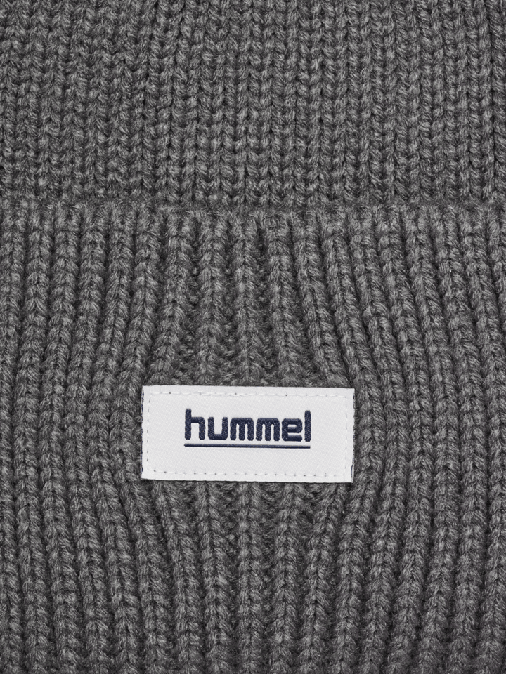 Hummel Kids' Hmljr Heavy Rib Knit Beanie Dark Gull Gray Hummel