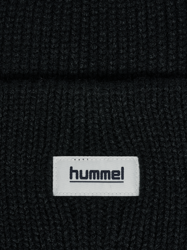 Hummel Kids' Hmljr Heavy Rib Knit Beanie Black Hummel