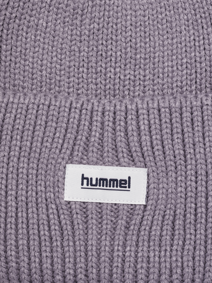 Hummel Kids' Hmljr Heavy Rib Knit Beanie Gray Ridge Hummel