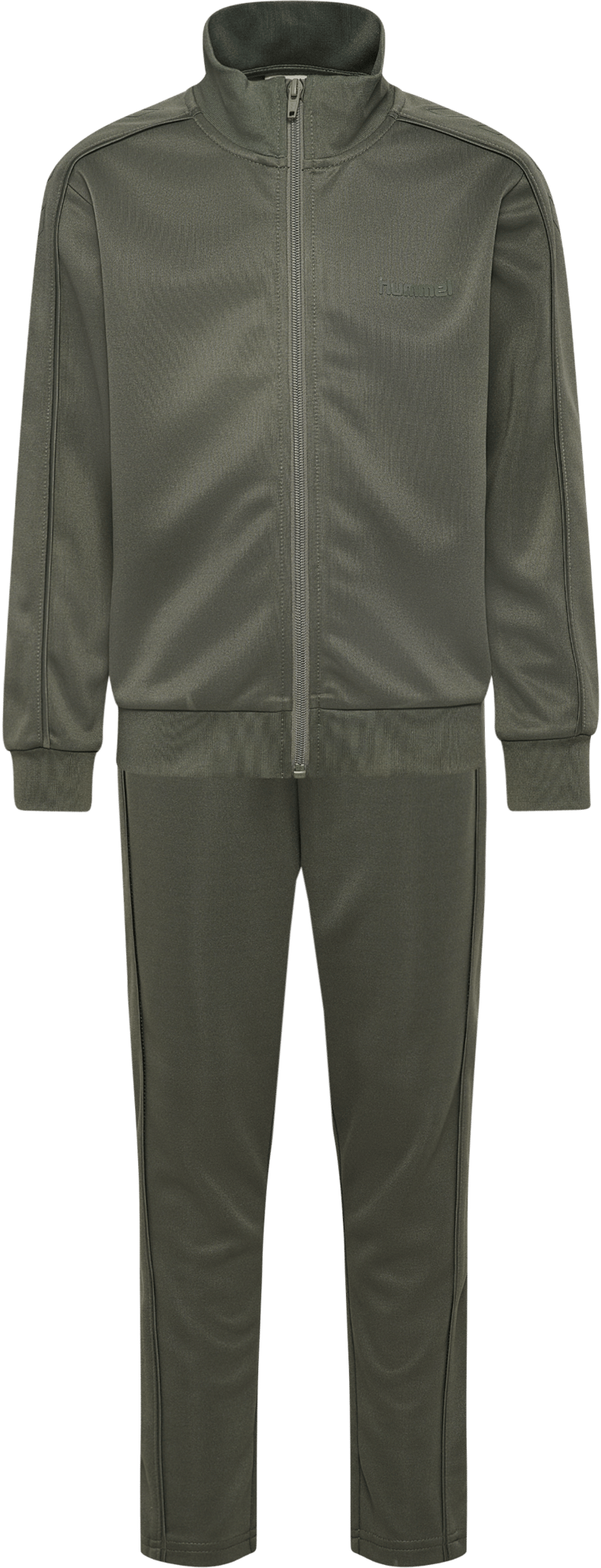 Hummel Kids' Hmljr Reg Logo Track Suit Castor Gray