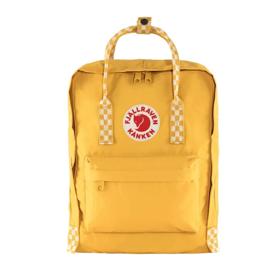 Fjällräven Kånken Ochre/Chess Pattern
