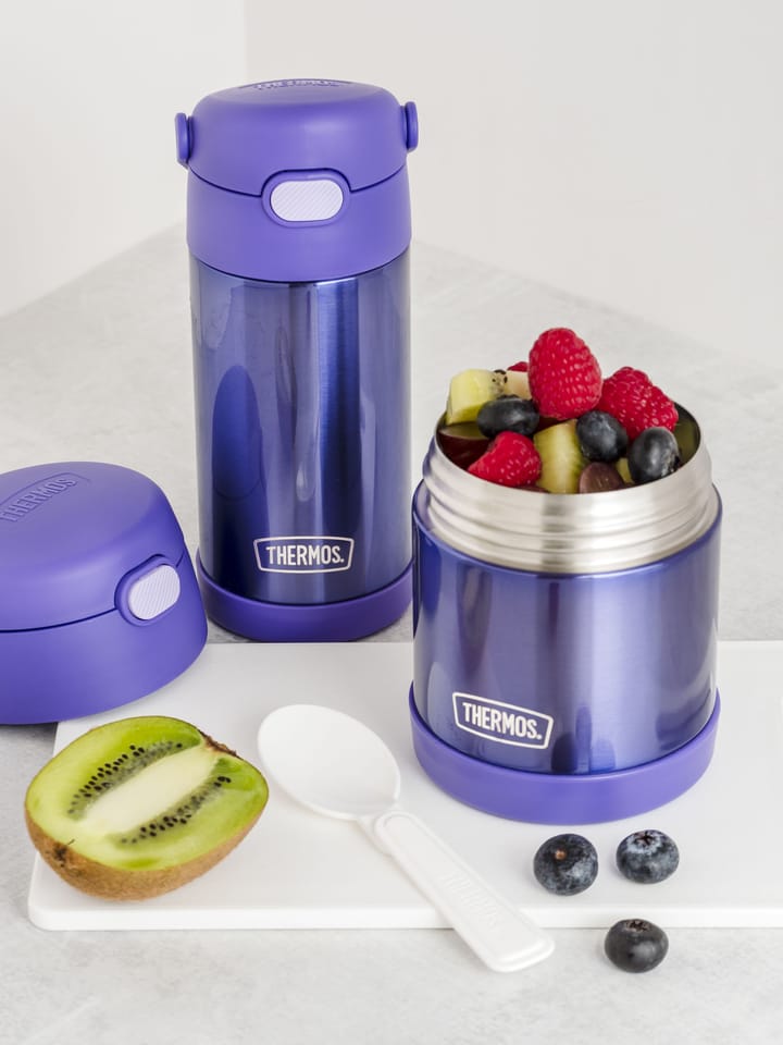 Thermos Funtainer Beverage Bottle With Pop-Up Straw Violet Thermos