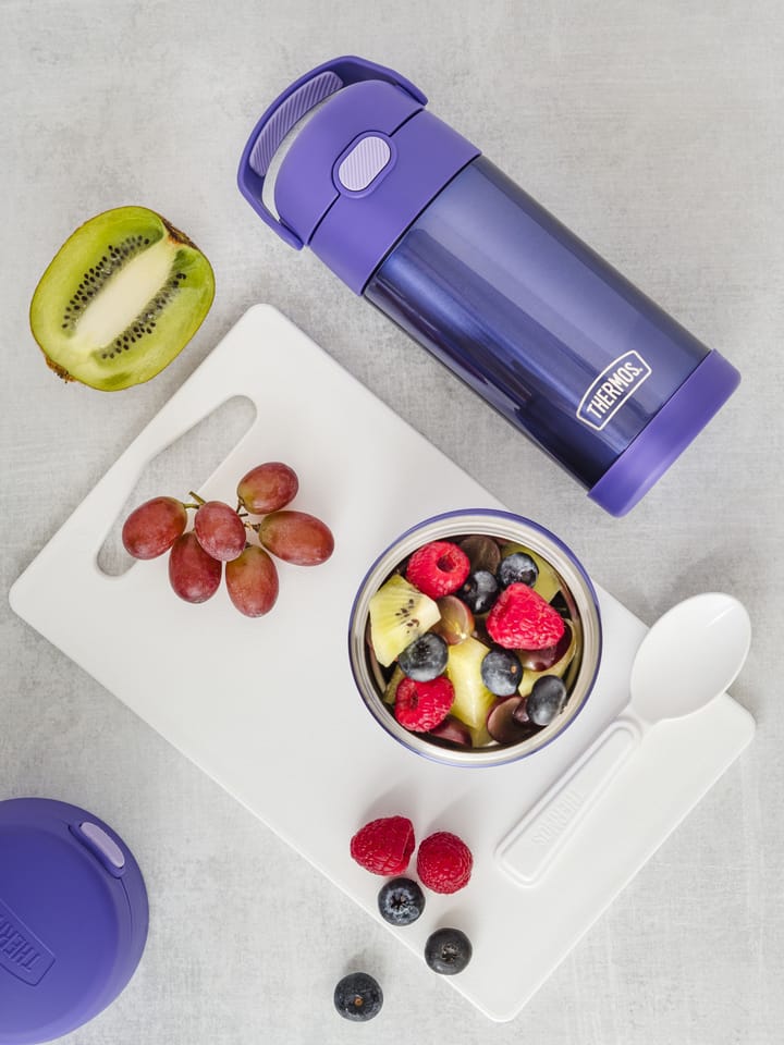 Thermos Funtainer Beverage Bottle With Pop-Up Straw Violet Thermos