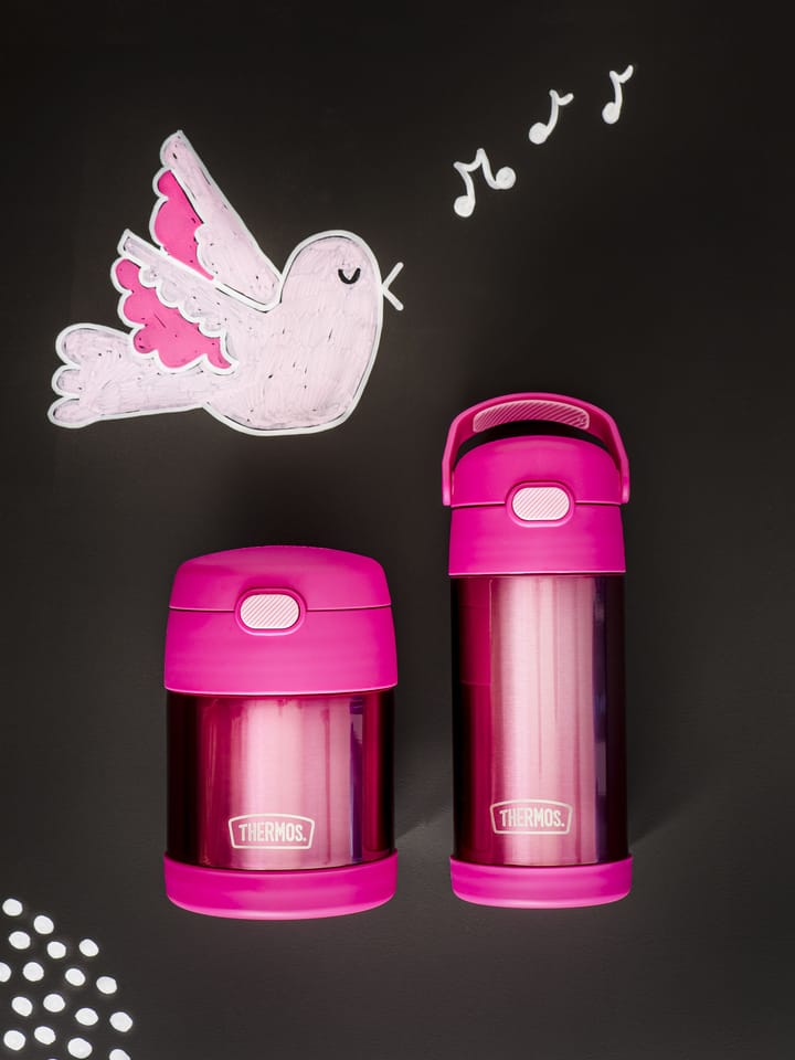 Thermos Funtainer Mattermos M/Skje Pink Thermos Thermos Funtainer Mattermos M/Skje Pink Thermos
