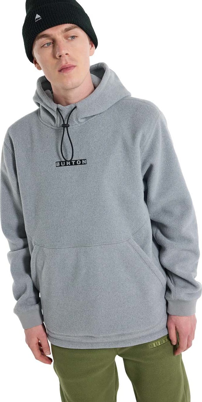 Burton Cinder Hooded Pullover Gray Heather Burton