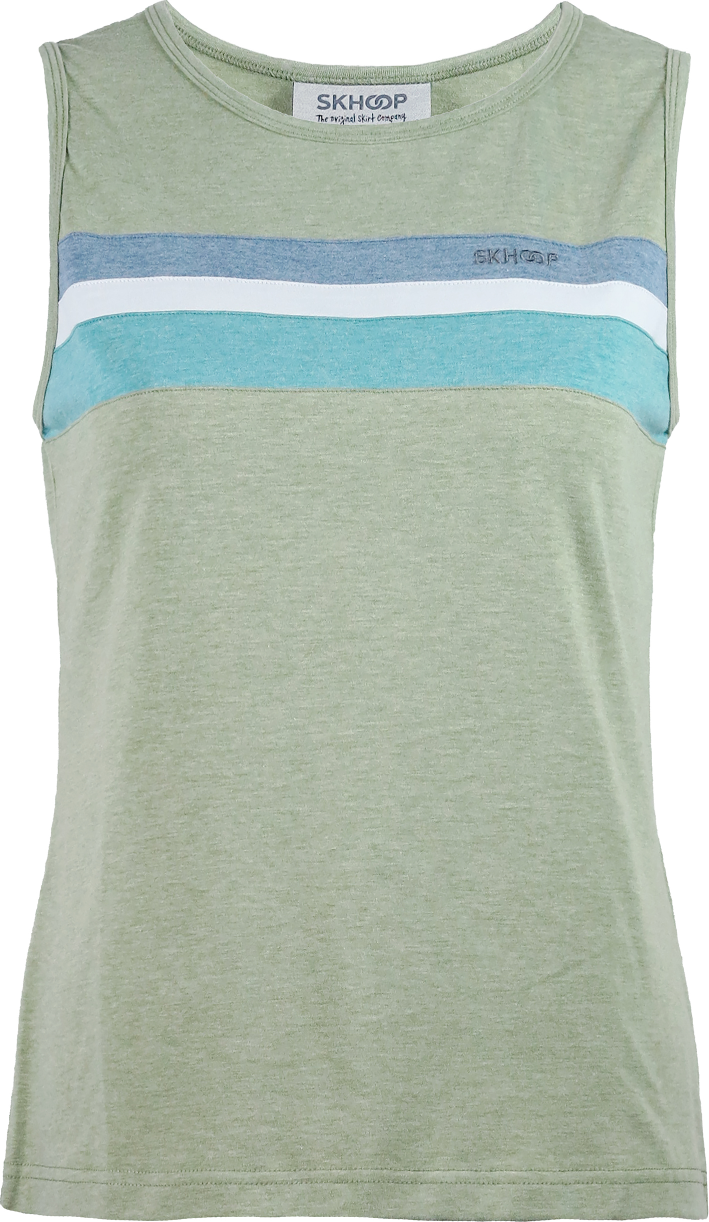 Skhoop Women's Bianca Tank Green Lyhythihaiset paidat S