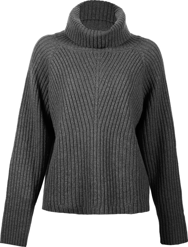 Skhoop Women's Signe Roll Neck Black Melange Skhoop Skhoop Women's Signe Roll Neck Black Melange Skhoop