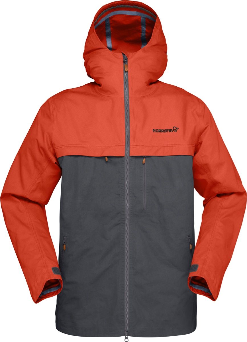 Norrøna Svalbard Cotton Jacket (M) Rooibos Tea/Slate Grey