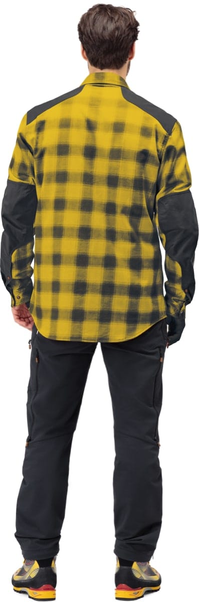 Norrøna Svalbard Flannel Shirt (M) Golden Palm Norrøna