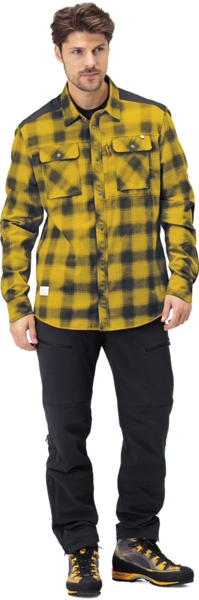 Norrøna Svalbard Flannel Shirt (M) Golden Palm