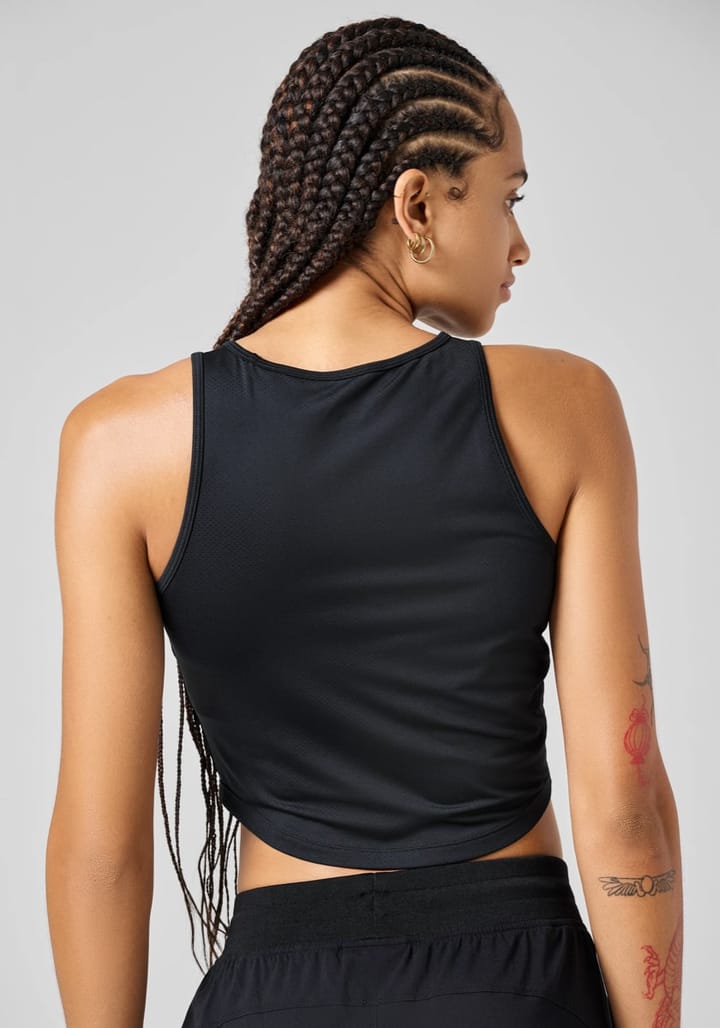 Casall Laser Mesh Crop Top Black Casall Casall Laser Mesh Crop Top Black Casall