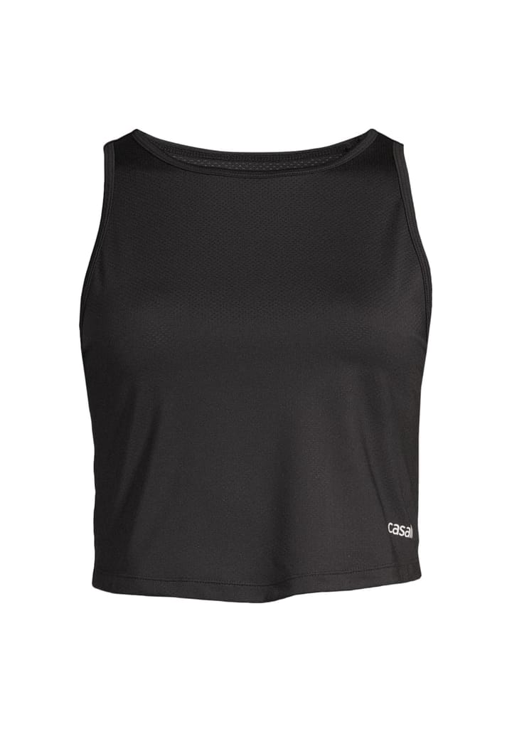 Casall Laser Mesh Crop Top Black Casall Casall Laser Mesh Crop Top Black Casall