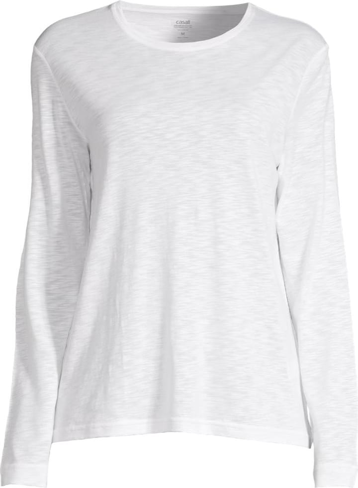 Casall Women's Soft Texture Long Sleeve White Casall