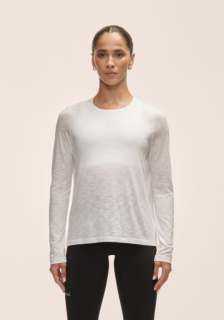 Casall Women's Soft Texture Long Sleeve White Casall