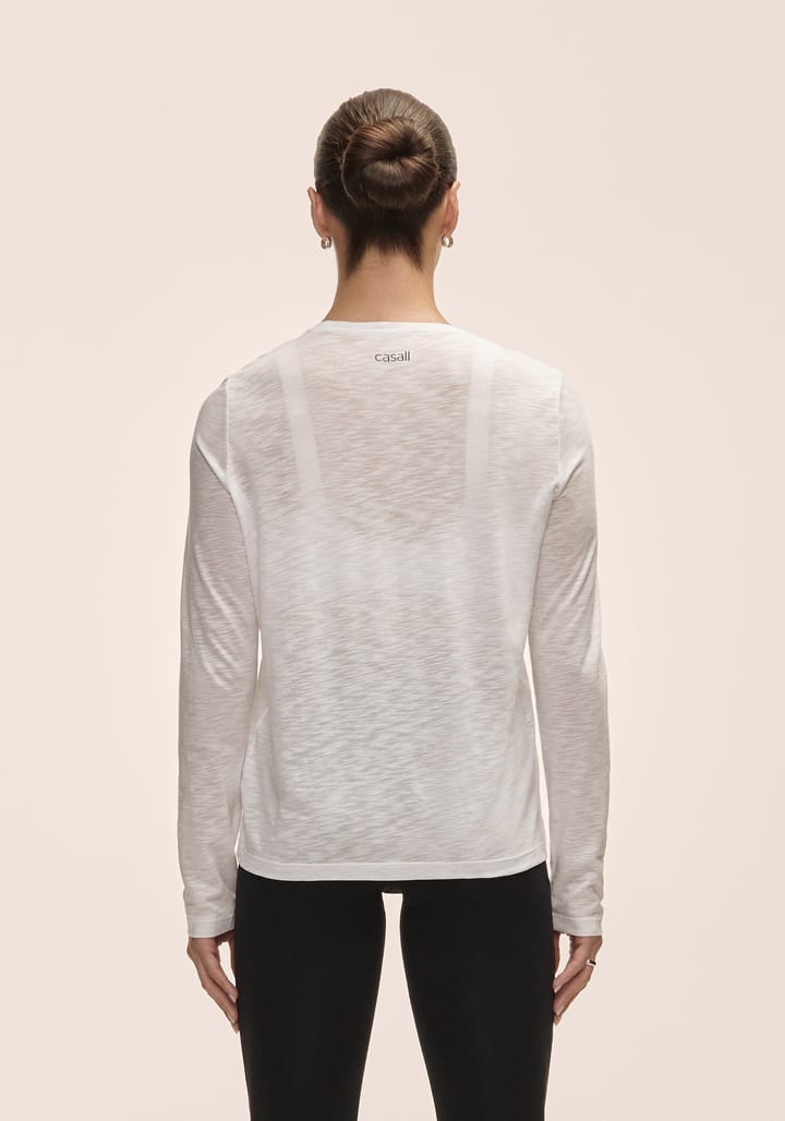 Casall Women's Soft Texture Long Sleeve White Casall