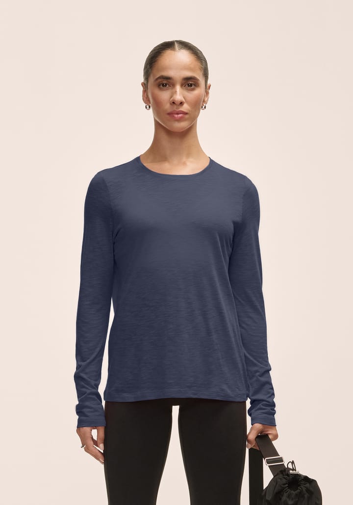 Casall Women's Soft Texture Long Sleeve Core Blue Casall