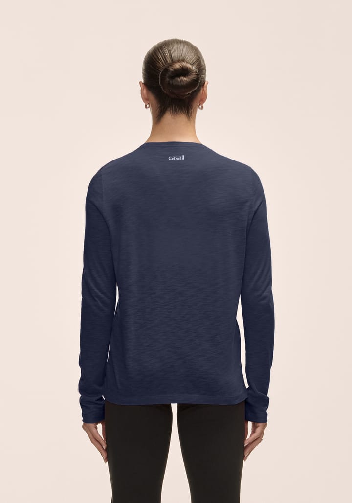 Casall Women's Soft Texture Long Sleeve Core Blue Casall