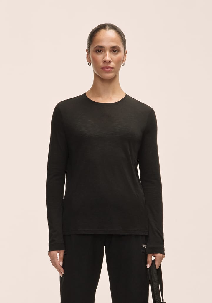 Casall Women's Soft Texture Long Sleeve Black Casall