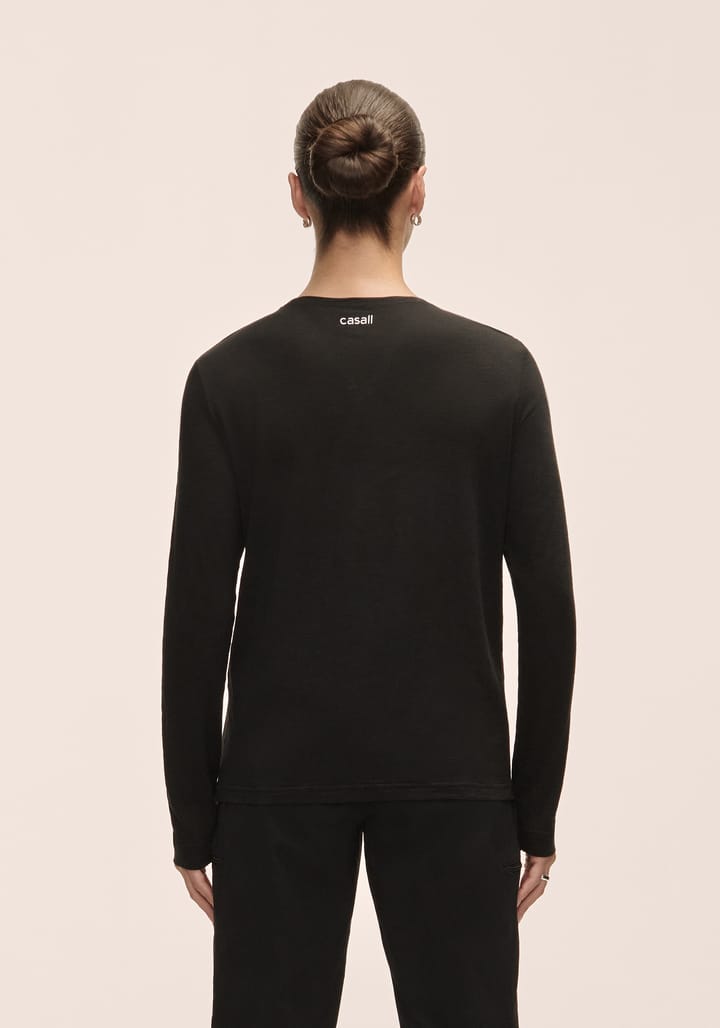 Casall Women's Soft Texture Long Sleeve Black Casall