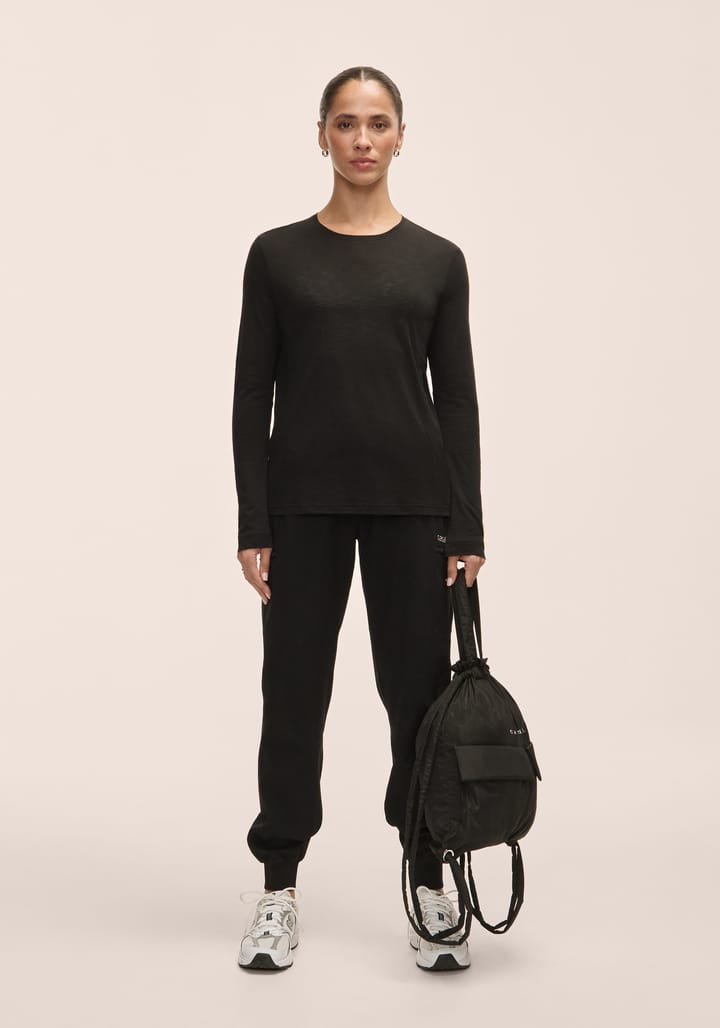 Casall Women's Soft Texture Long Sleeve Black Casall