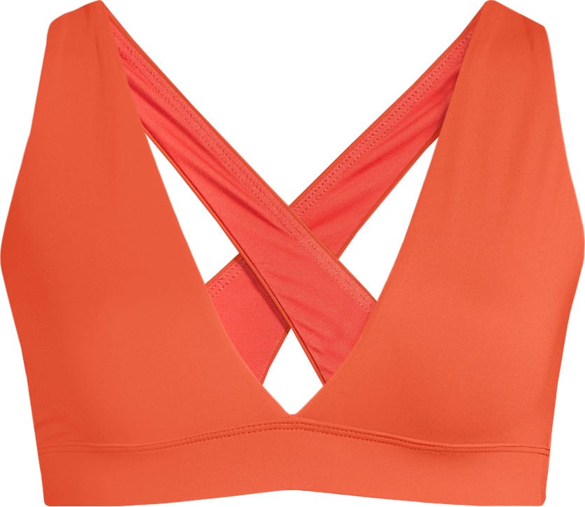 Casall Women's V-Neck Crossback Bikini Top Sunrise